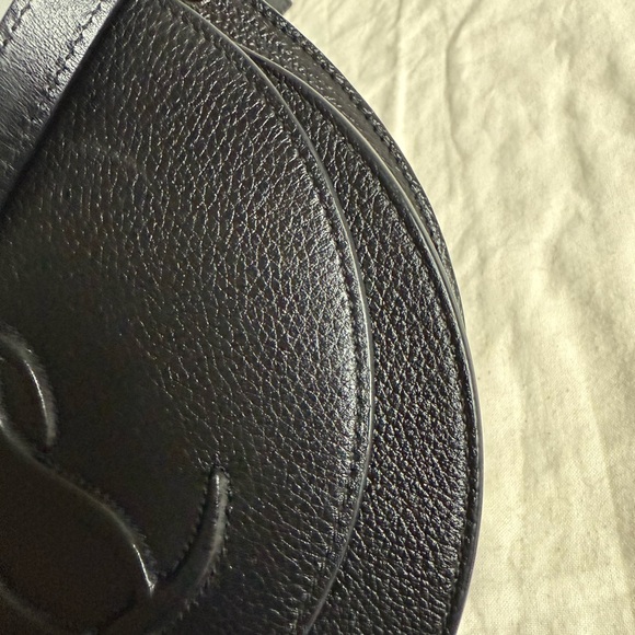 CHRISTIAN LOUBOUTIN By My Side Black Leather Shouder Bag - Picture 14 of 16